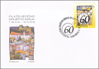 60 LET FILATELISTIČNO DRUŠTVO IDRIJA